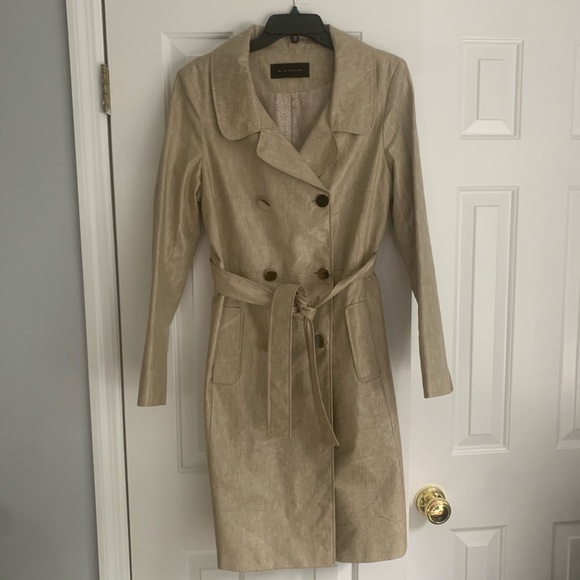 Eli’s Tahari Waxed Trench | 12 - Picture 1 of 5